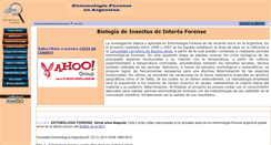 Desktop Screenshot of entomologiaforense.unq.edu.ar