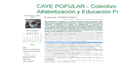 Desktop Screenshot of alfabetizacion.blog.unq.edu.ar