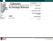 Tablet Screenshot of cancer.unq.edu.ar