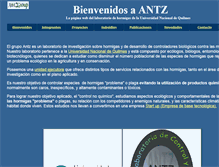 Tablet Screenshot of antzgroup.unq.edu.ar
